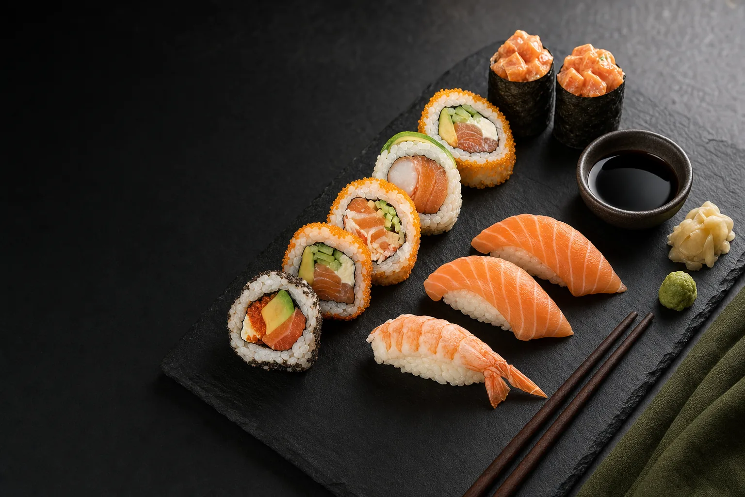 Slice Sushi rinkinys – maki, nigiri ir gunkan